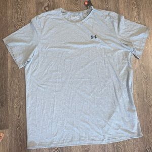 Under Armour Men's Short Sleeve Heat Gear T-Shirt, Gray,